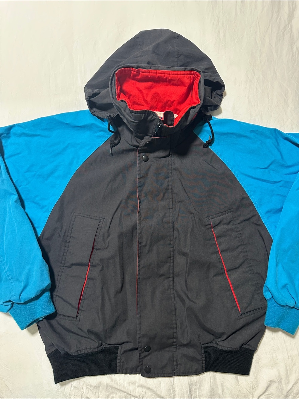 Vintage 90s Michael Morgan Color block Ski Bomber Jacket - Men’s Large